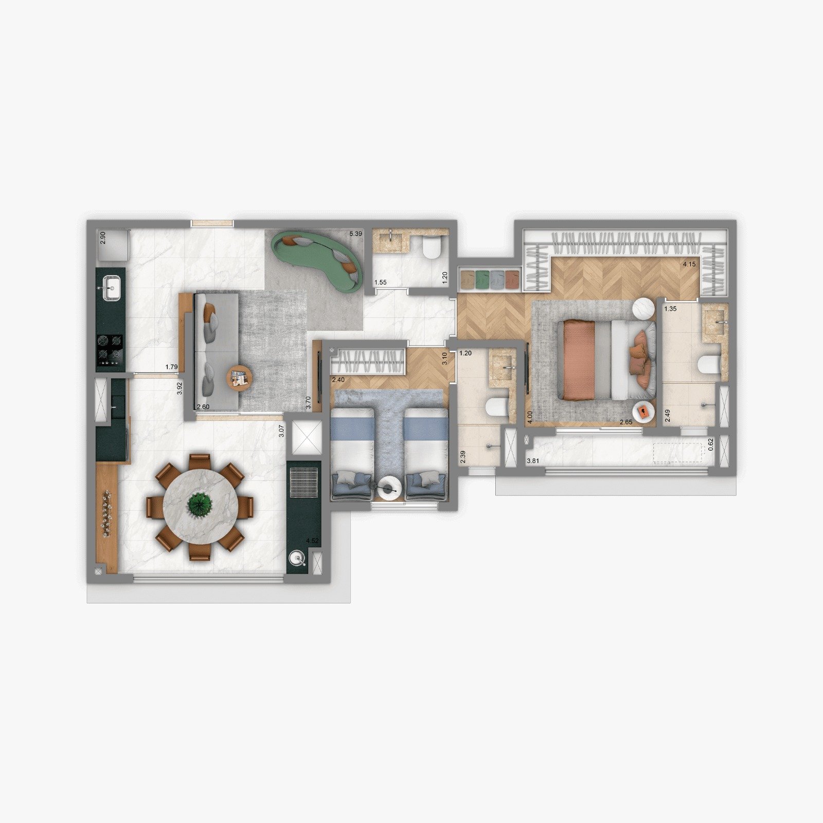 apartamento com 2 quarto(s) com 1 vaga(s) com 2 suíte(s) com 2 banheiro(s) - VILA MARIANA, São Paulo / SP - Foto 2