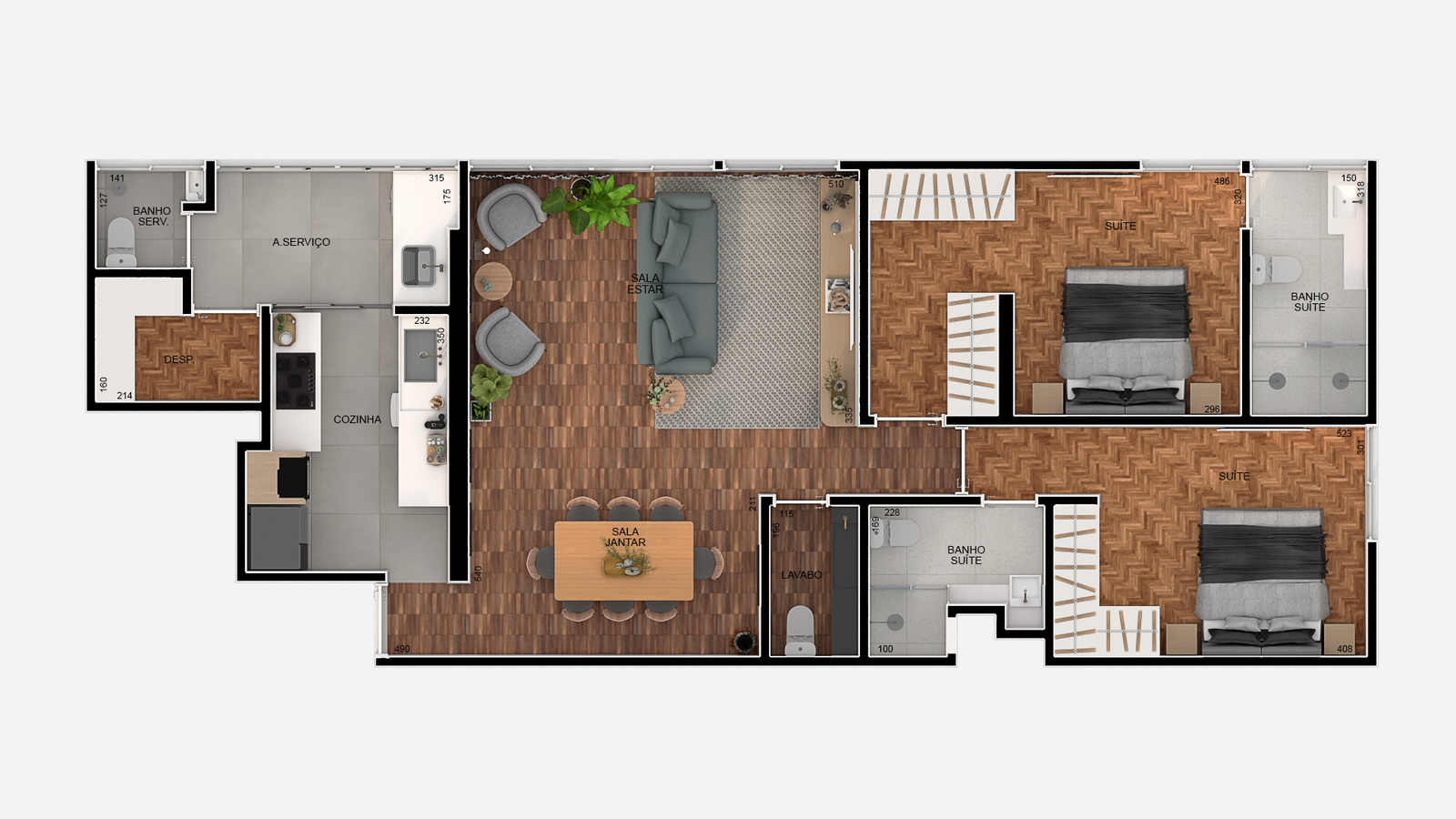 apartamento com 3 quarto(s) com 2 vaga(s) com 3 suíte(s) - HIGIENOPOLIS, São Paulo / SP