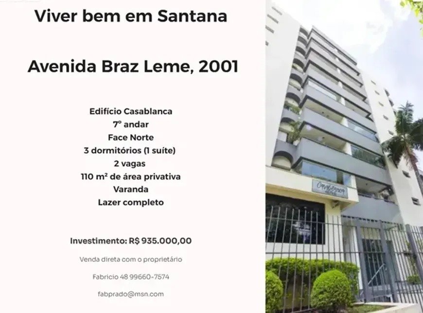 apartamento com 3 quarto(s) com 2 vaga(s) com 1 suíte(s) - Santana, São Paulo / SP - Foto 3