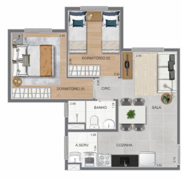 apartamento - JARDIM GUEDALA, São Paulo / SP